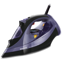 Philips GC4525/30 Azur Performer Plus Steam Iron, Black/Purple